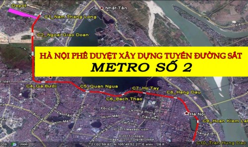 Hà Nội khởi công tuyến đường sắt đô thị số 2 – dự án ODA Nhật Bản trị giá hơn 35.000 tỷ đồng